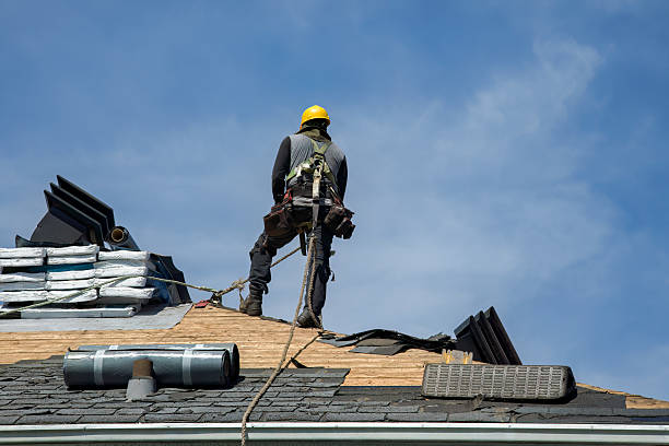 Professional Metal Roofing technician working in North Fairfield, OH